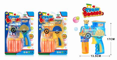 BUBBLE GUN W/LIGHT,