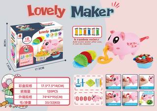 COLOR CLAY SET 18PCS,