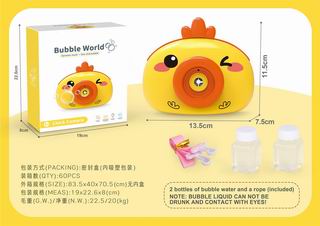BUBBLE CAMERA W/LIGHT & MUSIC,