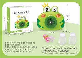 BUBBLE CAMERA W/LIGHT & MUSIC,