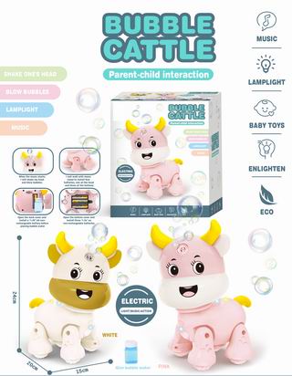 B/O BUBBLE CATTLE W/LIGHT & MUSIC,