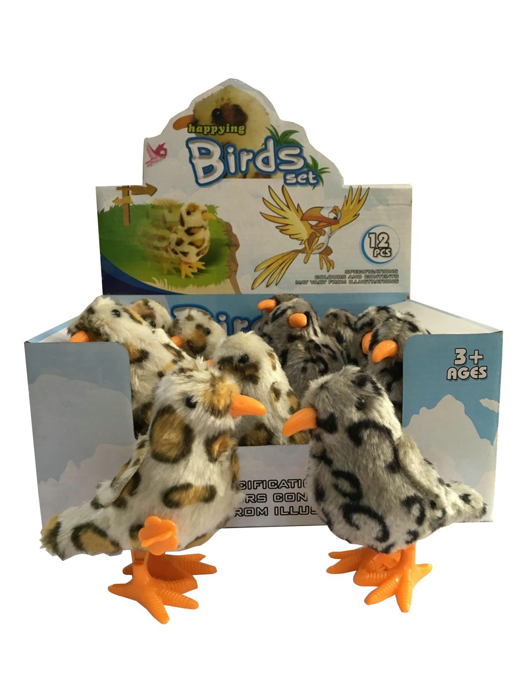 WAND UP BIRD 12PCS,
