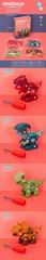 DISMOUNTING DINOSAUR,