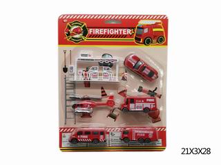 FIRE FIGHTING TRUCK SET,