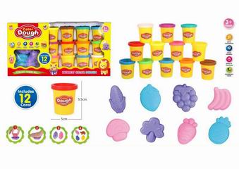 COLOR DOUGH 12 CANS,