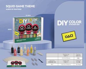 DIY COLOR STICKER ART,