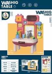 WASHING TABLE W/LIGHT & MUSIC 18PCS,