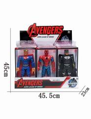 27CM HERO W/LIGHT 12PCS,
