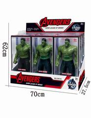 43CM HERO W/LIGHT & MUSIC 9PCS,