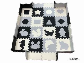 EVA PUZZLE BATH MAT 16PCS,