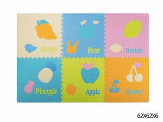 EVA PUZZLE BATH MAT 6PCS,