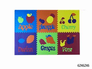 EVA PUZZLE BATH MAT 6PCS,