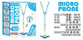 MICROPHONE W/LIGHT & MUSIC & BLUETOOTH,