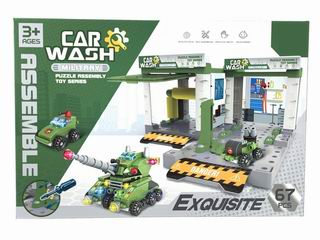 ASSEMBLE CAR WASH 67PCS,