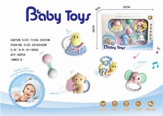 BABY RATTLES 5PCS,