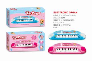 14 KEY ELECTRONIC ORGAN W/LIGHT & MUSIC,