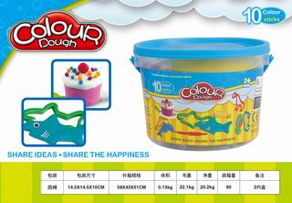 COLOR CLAY 10PCS,