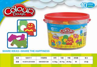 COLOR CLAY 10PCS,