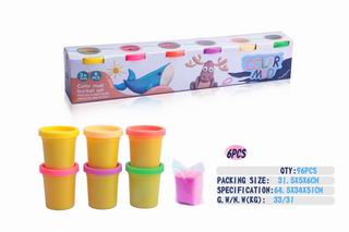 COLOR DOUGH SET 6CANS,