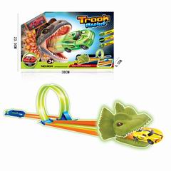 DINOSAUR PRESS TRACK CAR 12PCS,