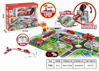 PRESS TRACK CAR 23PCS,