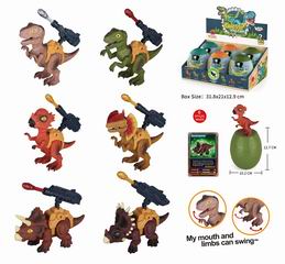 DISASSEMBLY PRESS DINOSAUR 6PCS,
