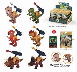 DISASSEMBLY PRESS DINOSAUR 12PCS,