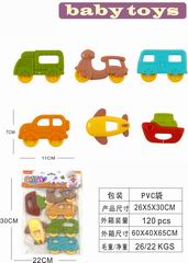 BABY RATTLES 6PCS,