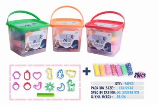COLOR DOUGH SET 20PCS,