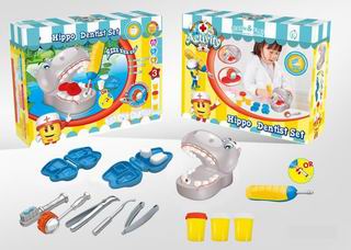 B/O HIPPO DENTIST SET,