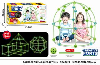 CREATIVE FORTS 86PCS,