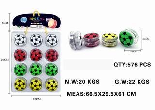 YO-YO W/LIGHT 12PCS,