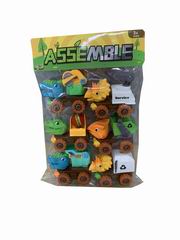 DISMOUNTING DINOSAUR TRUCK 6PCS,