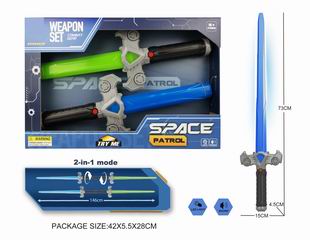 B/O SWORD W/LIGHT & SOUND 2PCS,