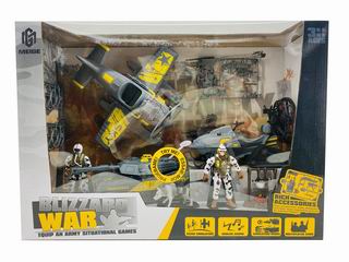 MILITARY SET W/LIGHT & MUSIC 19PCS,