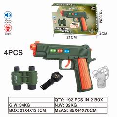 MILITARY SET W/LIGHT & SOUND,