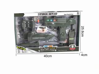 MILITARY SET W/LIGHT & SOUND,