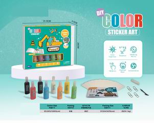 DIY COLOR STICKER ART,
