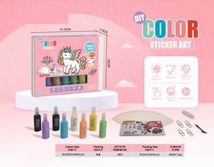 DIY COLOR STICKER ART,