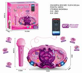 MICROPHONE W/LIGHT & MUSIC,