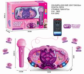 MICROPHONE W/LIGHT & MUSIC,