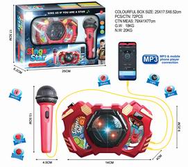 MICROPHONE W/LIGHT & MUSIC,
