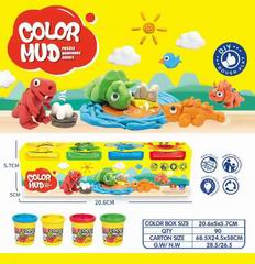 COLOR DOUGH SET 4CANS,