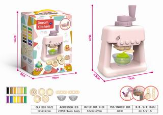 COLOR DOUGH MACHINE 22PCS,