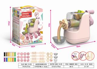 COLOR DOUGH MACHINE 40PCS,
