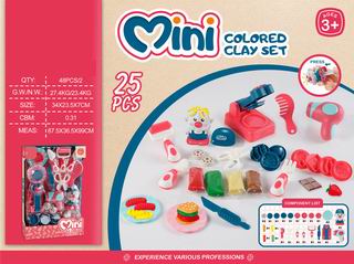 COLOR DOUGH SET 25PCS,