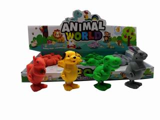 WAND UP ANIMAL 12PCS,