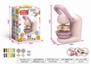 COLOR DOUGH SET 19PCS,