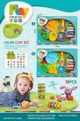COLOR DOUGH SET 12PCS,