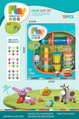 COLOR DOUGH SET 15PCS,